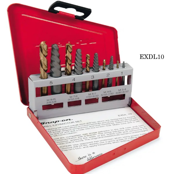 Snapon Hand Tools EXDL10 Left Hand Extractor Set